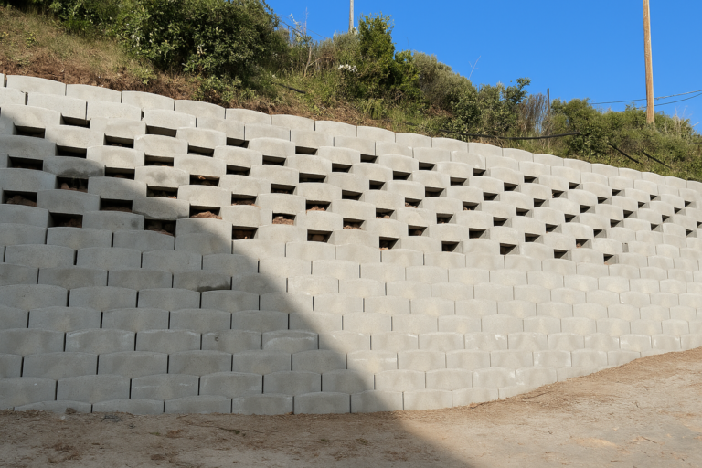 Blocchi in CLS per contenimento terra
